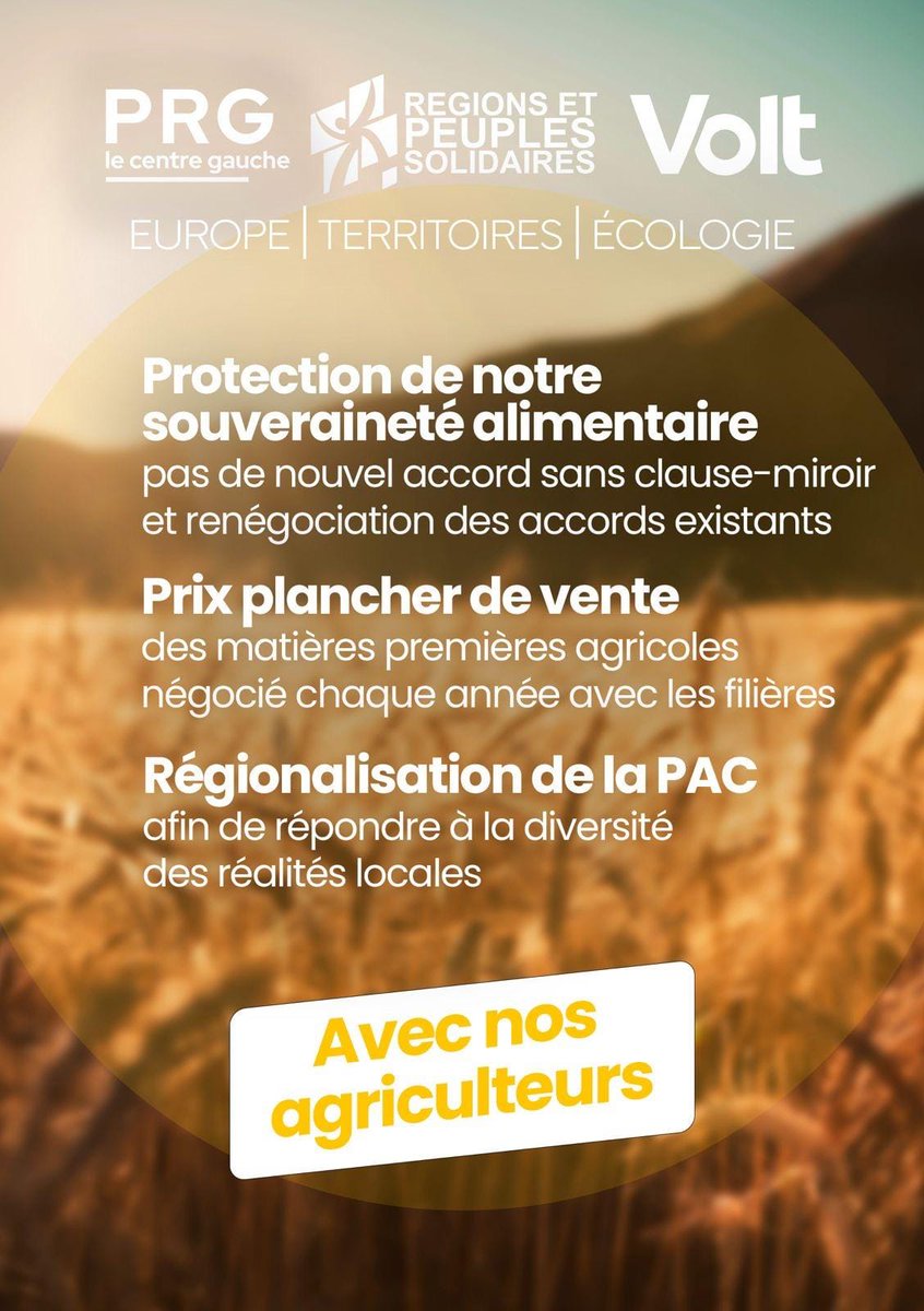 Un temps essentiel au contact des agriculteurices à l'occasion du <a href="/Salondelagri/">Salon International de l'Agriculture</a>, pour échanger et mettre en avant des réponses à la crise qui touche l'agriculture. Les solutions ne peuvent se trouver qu'avec l'Europe et par ses territoires.
#SIA2024 #Agriculture