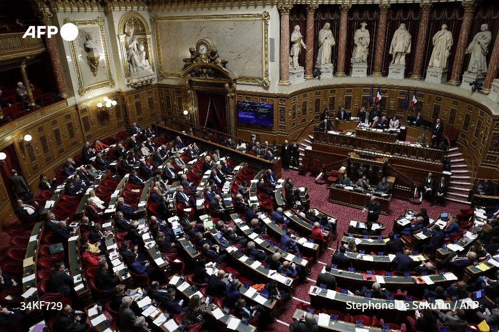 Le Sénat approuve l'inscription de l'IVG dans la Constitution sans modification #AFP