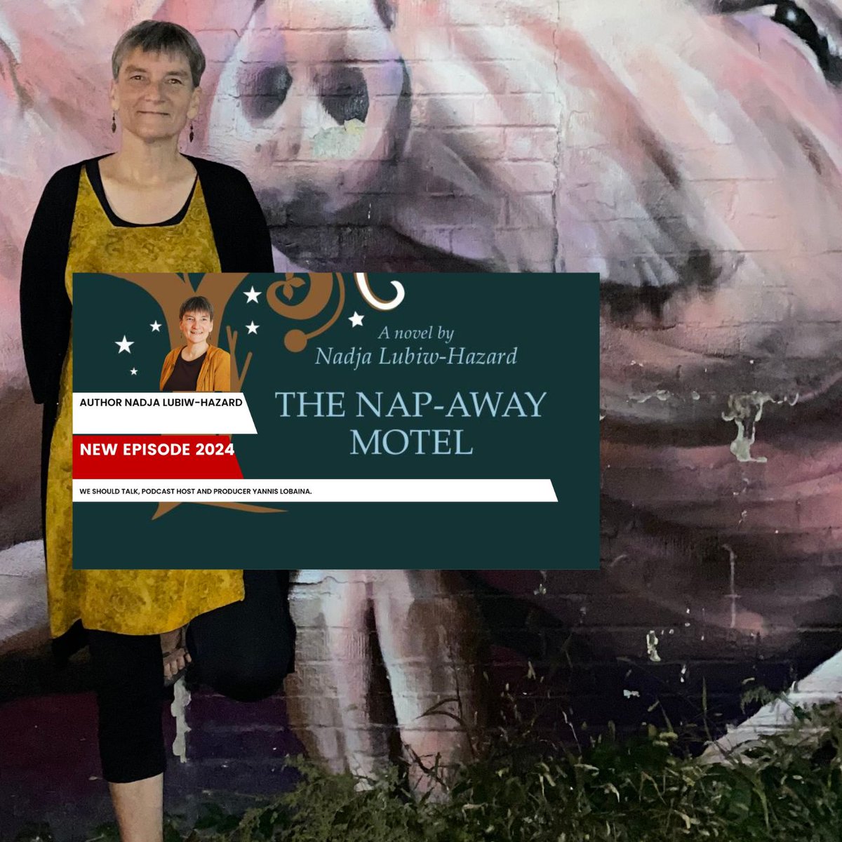 Listen to "AUTHOR NADJA LUBIW-HAZARD First Guest EPISODE 1, 2024, WE SHOULD TALK, PODCAST HOST AND PRODUCER YANNIS LOBAINA." podcasters.spotify.com/pod/show/yanni…