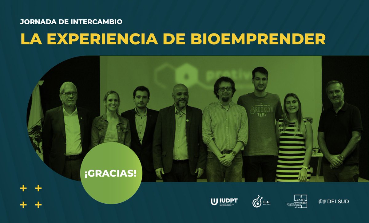 #ExperienciaBioemprender 👥

Gracias a quienes se sumaron a participar de la #jornada de intercambio que llevamos adelante junto a IUDPT en el marco del concurso "Proyectos emprendedores de innovación tecnológica"