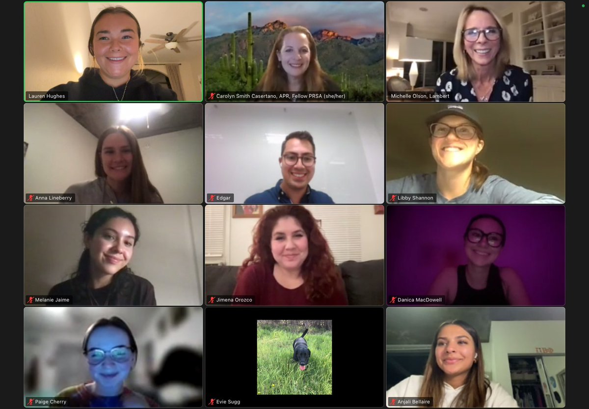 University of Arizona PRSSA tweet media