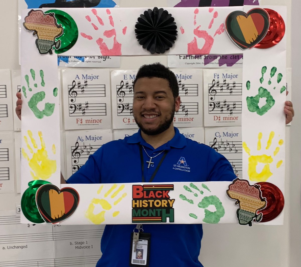 MrsBell00's tweet photo. StuCo celebrating Black History Month at Hudson! @wongashley99 @LaketaVGraham @BFigarelli @MrMcMahonAP @Hudson_Hawks https://t.co/fmneZtNby6