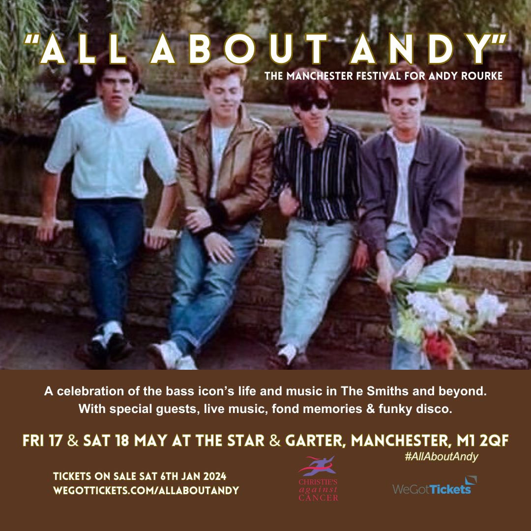 A great way to celebrate Andy ❤️ 
#AndyRourke #TheSmiths
