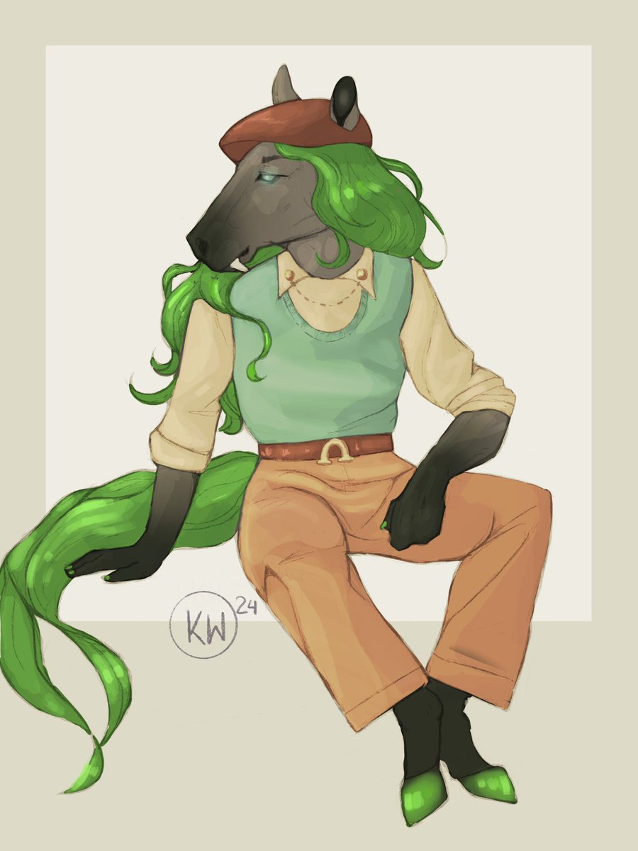 Patiently waiting. Serine. ☀️

Finished commission for <a href="/KelpPisces/">Pisces Kelp</a>