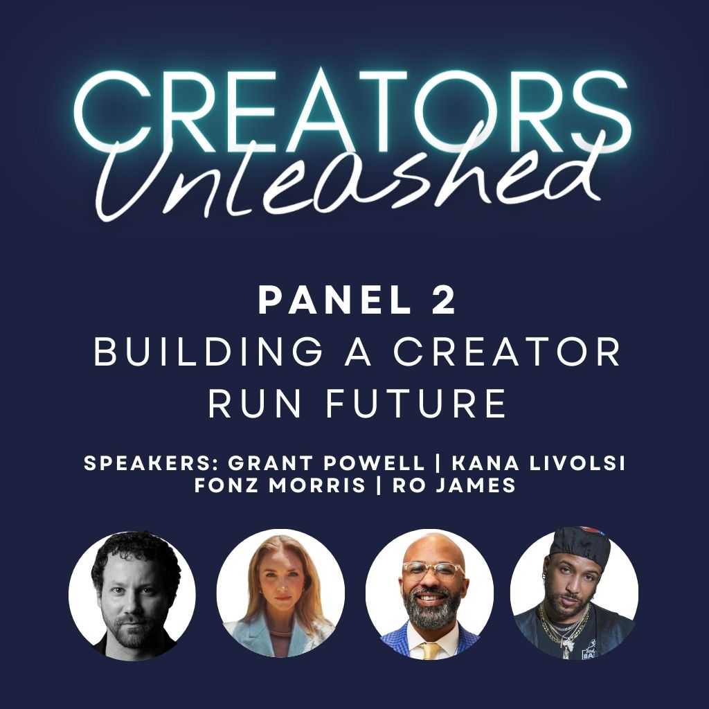 CuriosDotCom's tweet image. Building a Creator Run Future is a panel you won&apos;t want to miss at #CreatorsUnleashed!

We invite you to join us for this enlightening discussion- From garage projects to global empires, explore the evolving landscape of creativity in the digital age, discover the secrets to…