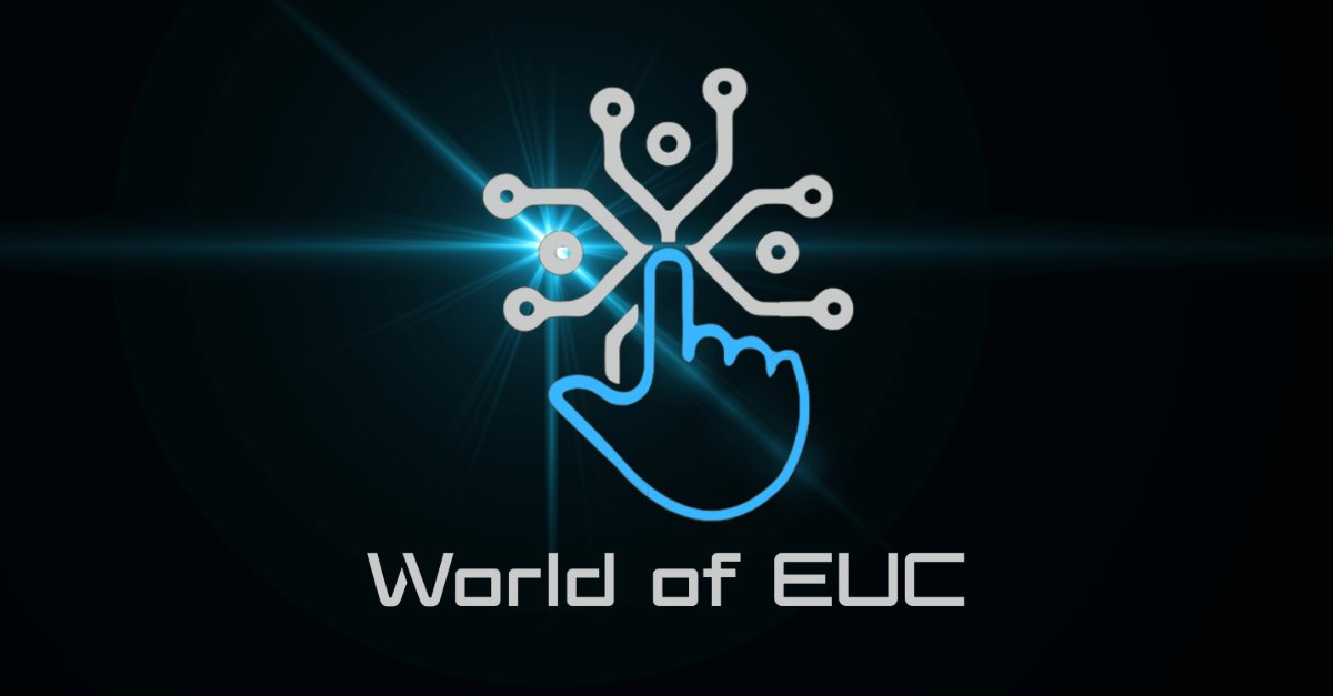Today we're happy to announce the kick off of "World of EUC" (WEUC) community! We're planning on hosting numerous webinars, events, and community sessions, in addition to providing a hub to share other EUC related events. Sign up at worldofeuc.org today!