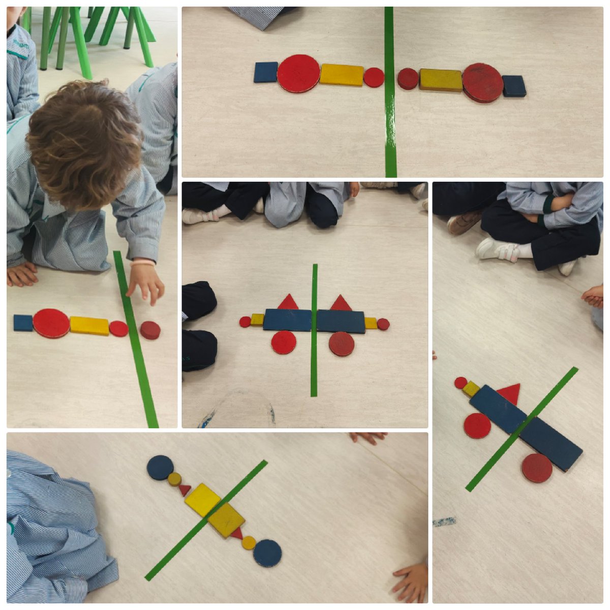 Trabajamos el concepto de simetría y entenderlo nos ha resultado muy sencillo!☺️☺️☺️<a href="/HBSTORREJON/">Humanitas Torrejón</a>