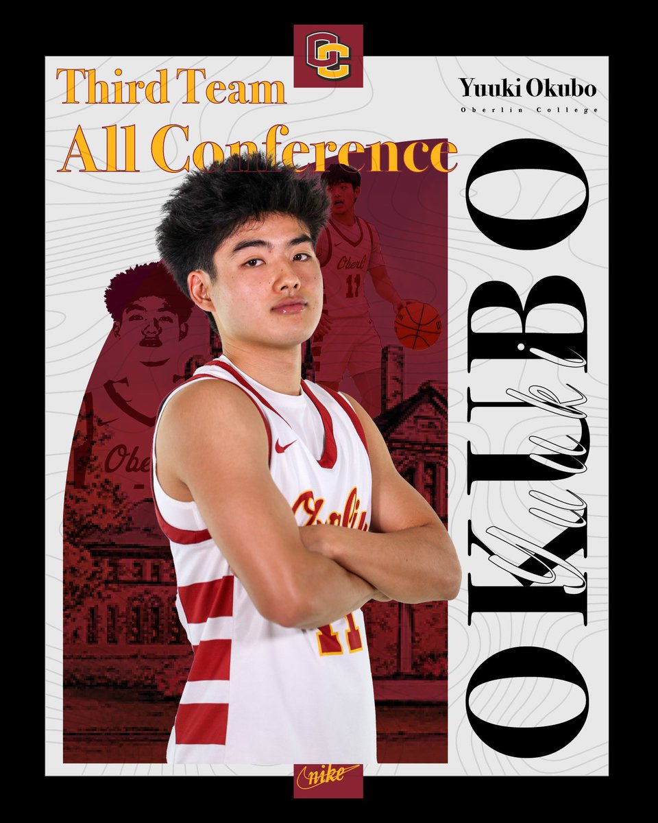 Congrats to <a href="/Yuuki_okubo3/">Yuuki Okubo</a> on a well deserved recognition being named 3rd team all <a href="/NCAC/">NCAC</a>

Yuuki is also 2nd in the country in assist/turnover ratio! 
#team131