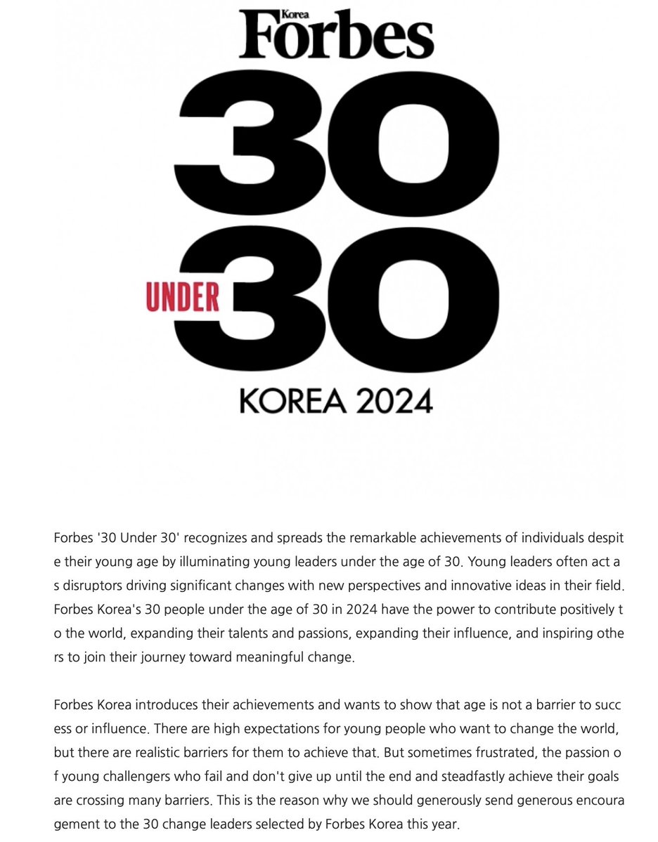 0325home's tweet photo. Stray Kids was named one of Forbes Korea's 30 under 30. Only two other singers are on the list, and Stray Kids is the only group. This just months after they were named TIME Magazine's Next Generation Leaders, too. This is so cool. https://t.co/uhRLPlDZwv