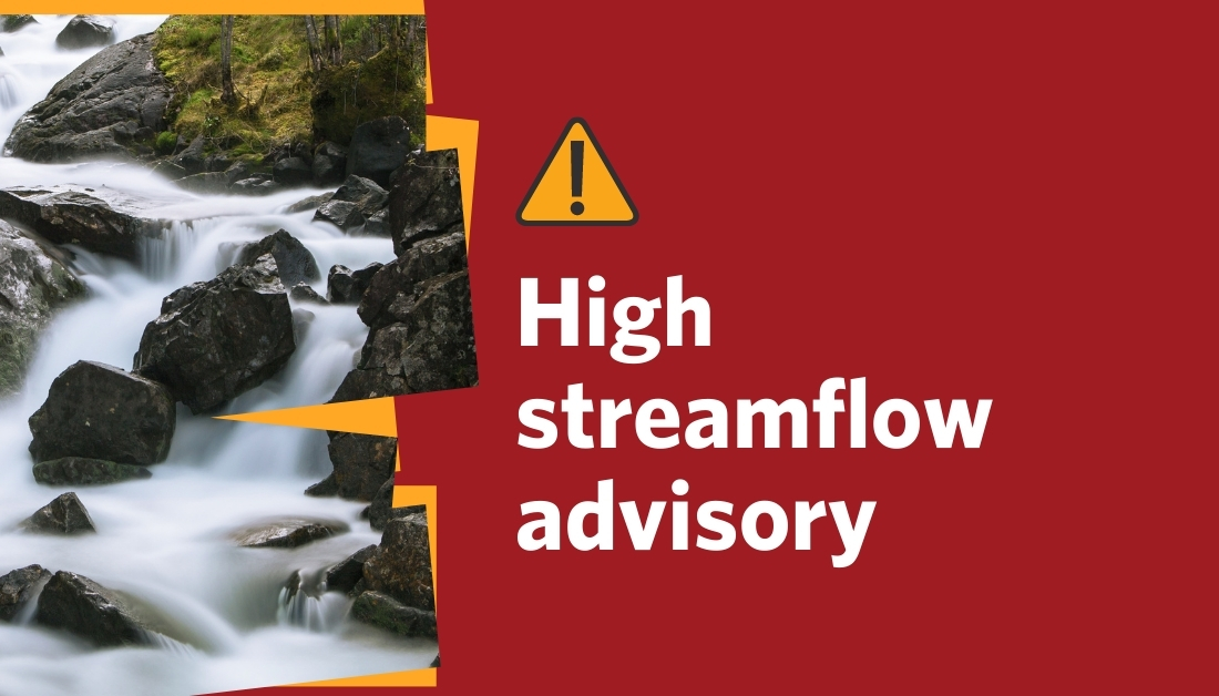 Rivers are rising in response to rainfall from last night and this morning. Continued rises are expected through Wednesday, and into Thursday. Stay clear of fast-flowing rivers and streams and potentially unstable river banks.