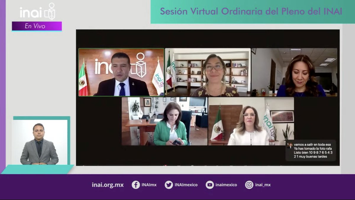 En el INAI reiteramos nuestro compromiso para salvaguardar el derecho de protección de datos personales con estricto apego a la ley. Ejerceremos con responsabilidad las facultades constitucionales conferidas e insistiremos en la relevancia del debido tratamiento de la información