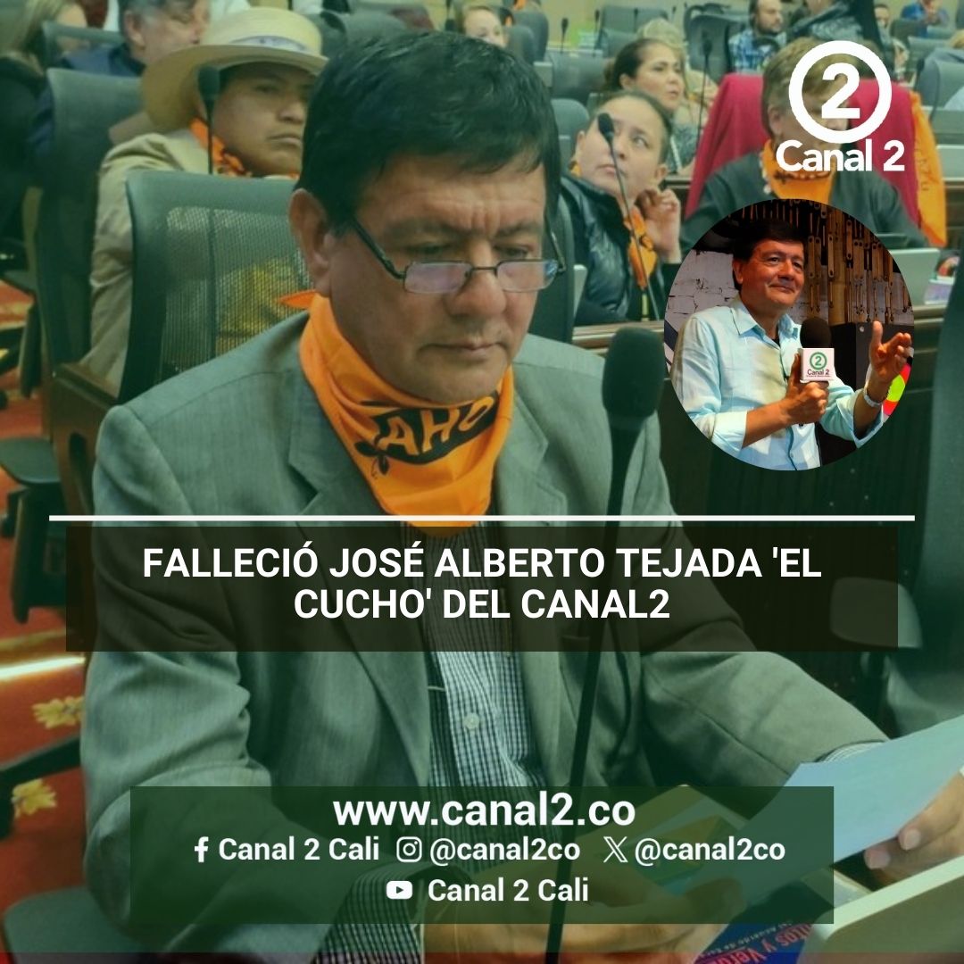 canal2co's tweet photo. Hoy 28 de febrero, a la edad de 66 años, falleció el representante a la Cámara José Alberto Tejada Echeverri, también conocido como el “Cucho del Canal 2”, quien se destacó por su labor periodística durante el Estallido Social.

El equipo del Canal 2, lamenta su partida. https://t.co/2j8kzW3WHh
