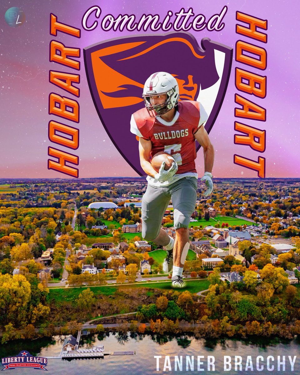 Tlbracchy's tweet image. 110% committed to @HobartFootball! I would like to thank my family and friends for always being there. I would like to thank @Coach_DeWall for giving me this amazing opportunity! Go Statesmen🟠🟣! #GreatOverGood