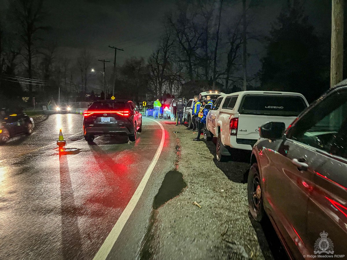 Way to go, Maple Ridge! 👏 Last Saturday night, Project Domino was out in full effect. We are very happy to report that out of over 700 vehicles checked by police, only a handful were subject to violations! Awesome job, Maple Ridge! Let's aim for 0⃣ violations!