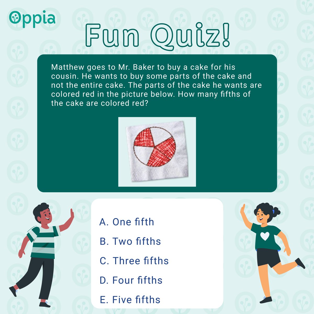 Do you know your fractions? Follow along with Matthew as Mr Baker teaches him about fractions and their parts. Don’t forget to drop your answer to the question in the comment section! Happy learning! 🎊 #LearnMath #Edtech #SolveMath #Oppia #Stories