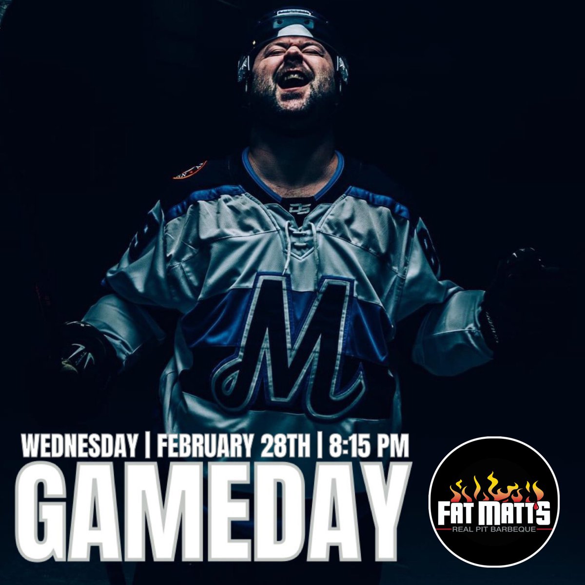 StretchsCurve's tweet photo. #GAMEDAY. First 💯 fans at the doors get in free!

🎙: #BCAHL
🏒: @LittleCaesars
🕰: 8:15 PM
📍: @BayCivicArena
💻: https://t.co/IQwSqNQE0u
👻: stretchscurve https://t.co/9wmhfRuyeS