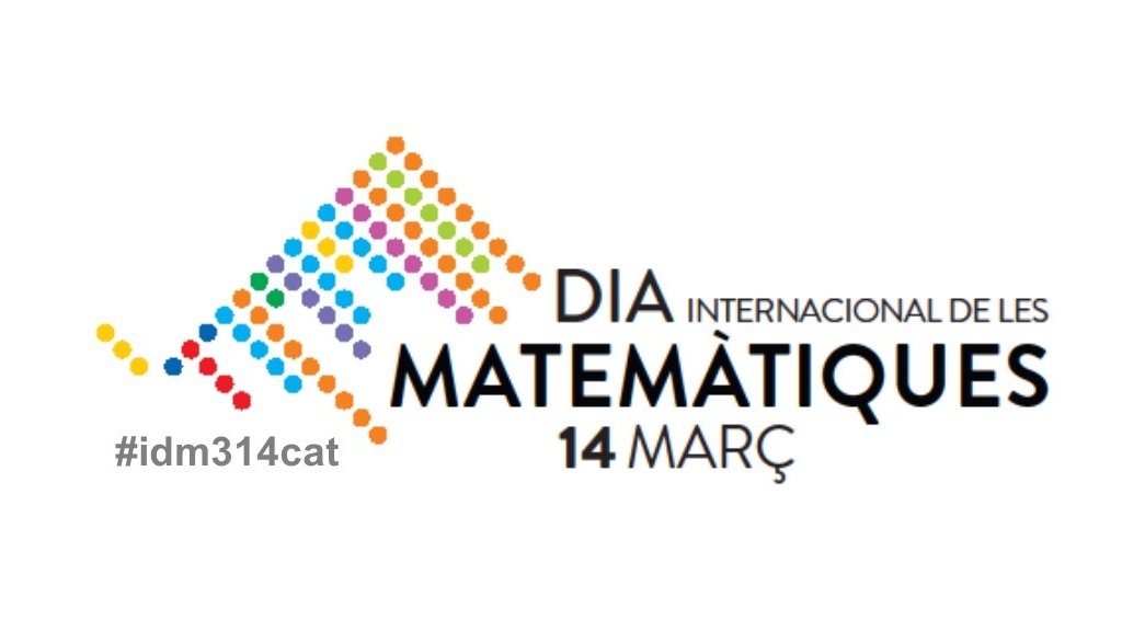 soccatmat's tweet image. S'acosta el Dia Internacional de les Matemàtiques 2024 #idm314. Us animem a celebrar-lo amb activitats matemàtiques el mes de març. Compartim el logo en català i l’etiqueta #idm314cat a les xarxes, per visualitzar les matemàtiques i tenir més ressò.
