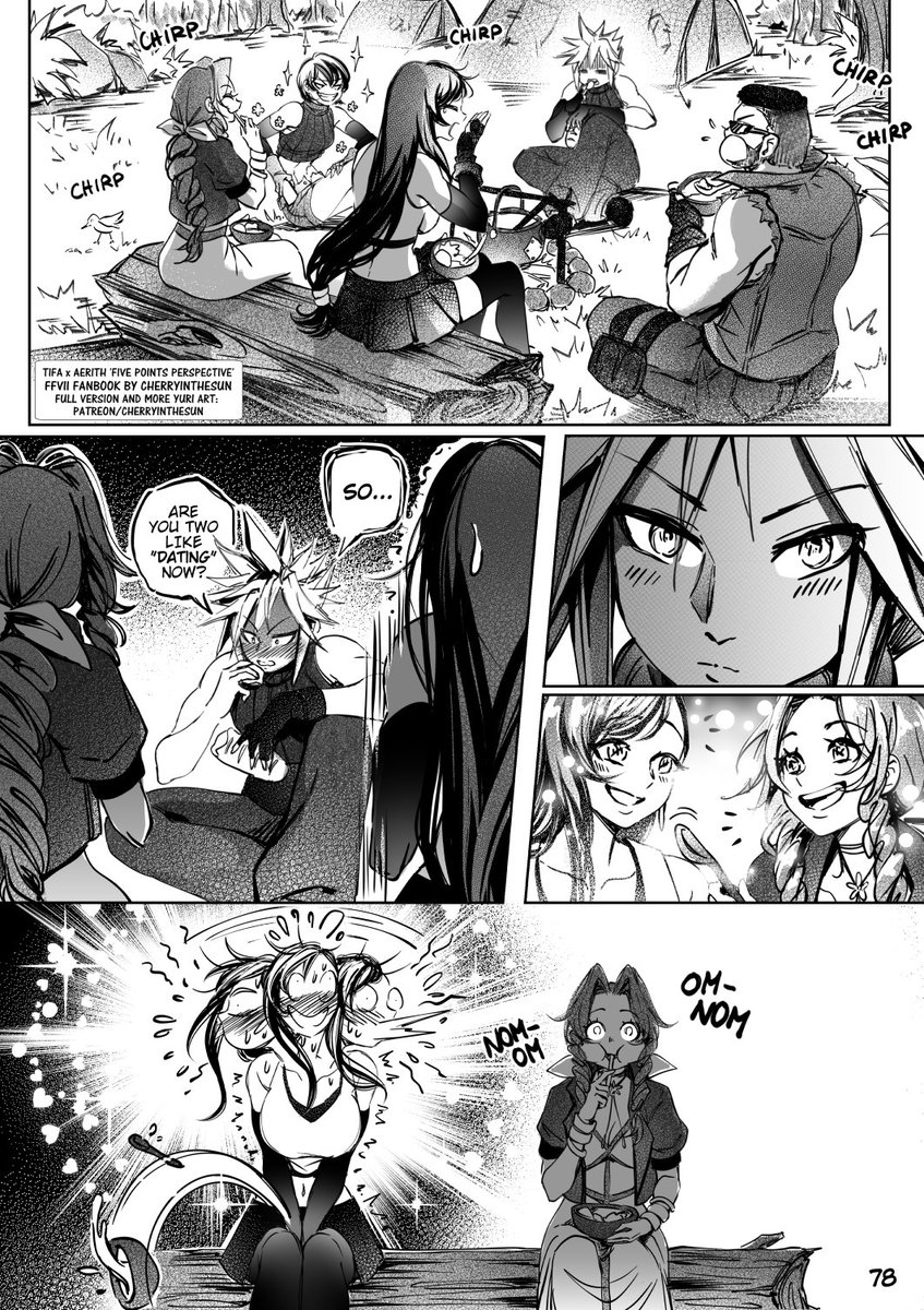 CherryInTheSun's tweet photo. Cloud asking important questions 🤔

page from my Aerith x Tifa - 'Five Point Perspective' comic 🥰

#aerti #FF7R #tifa #TifaLockhart #Aerith #yuri #FF7 #百合 #FF7Rebirth #ティファ #エアリス #FinalFantasy7Rebirth #FF7リバース発売 #FFVII #FinalFantasyVIIRebirth https://t.co/PHhlbCFnUj