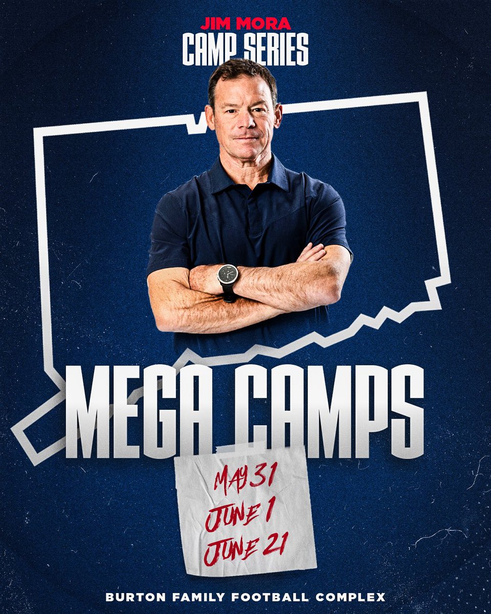 MEGA Camp season is coming up. Sign up with the link below! 🔗: jimmorafootballcamp.com #CTFootball