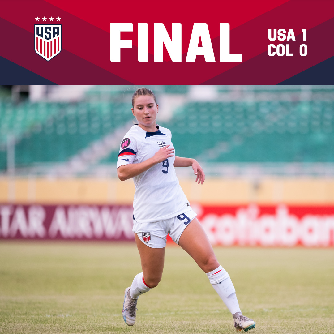 Powered by an Ally Sentnor goal in the 13th minute, the #U20WYNT sweeps a two-game series against 2024 FIFA U-20 WWC host Colombia in Bogotá!