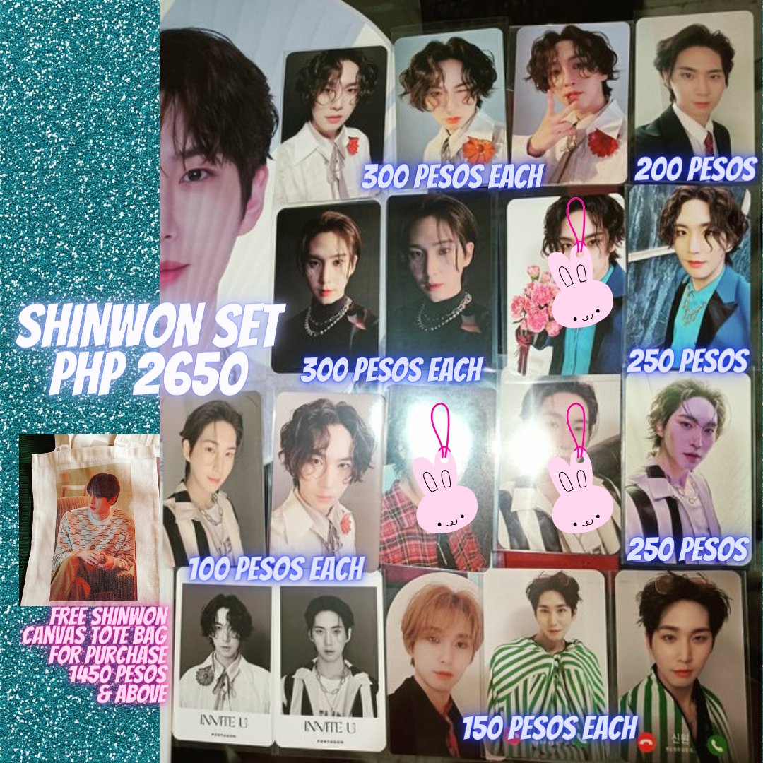 WTS LFB PENTAGON SHINWON Invite_U PCs photocards poca pocas
MOP: GCash, PAYO
MOD: J&amp;T, SDD
*DM to claim, to inquire