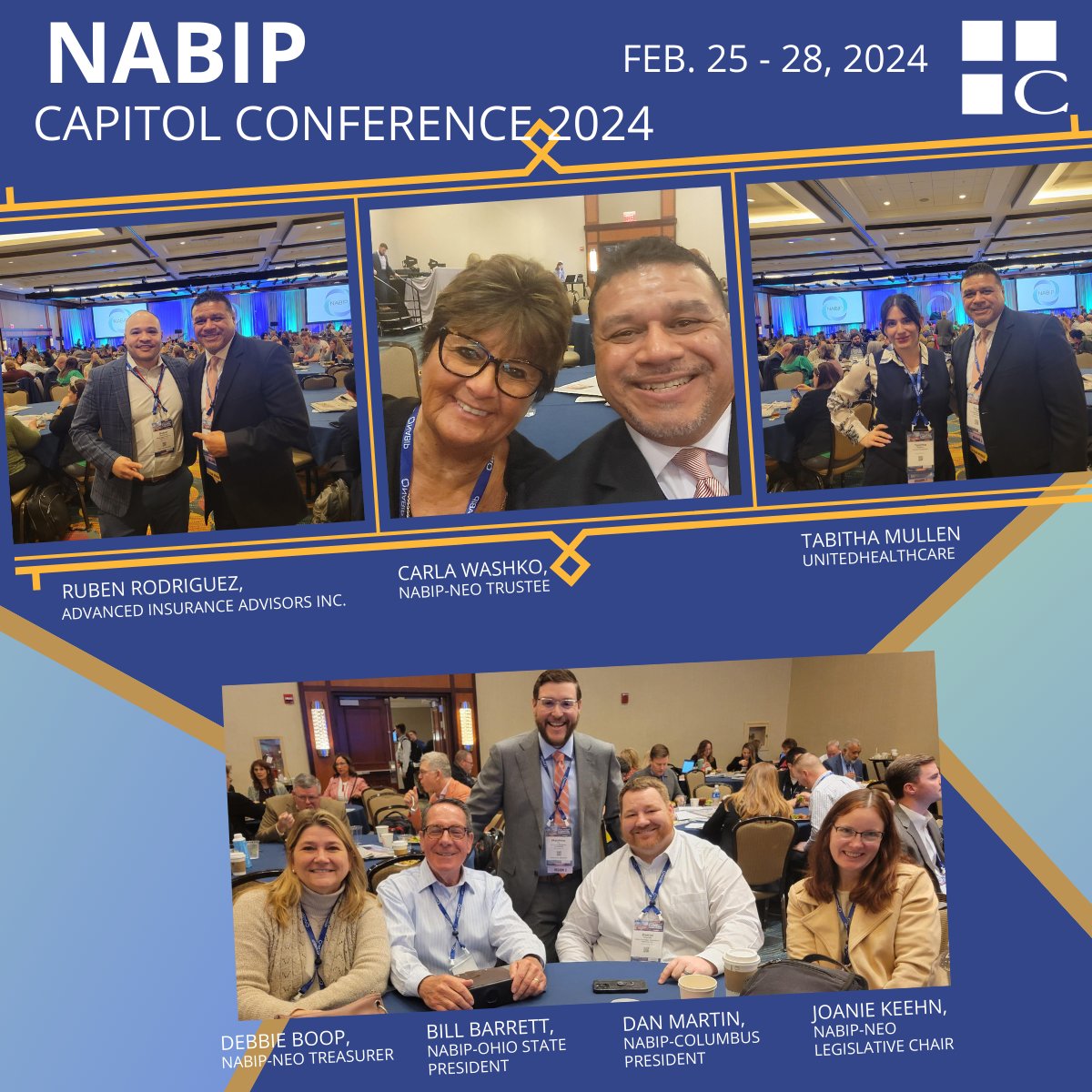 What a week it's been! We have learned so much and meet with new and old friends over the past few days at NABIP's #capcon2024 that we can't wait to get back to our agents and share some highlights with y'all. 
#NABIP