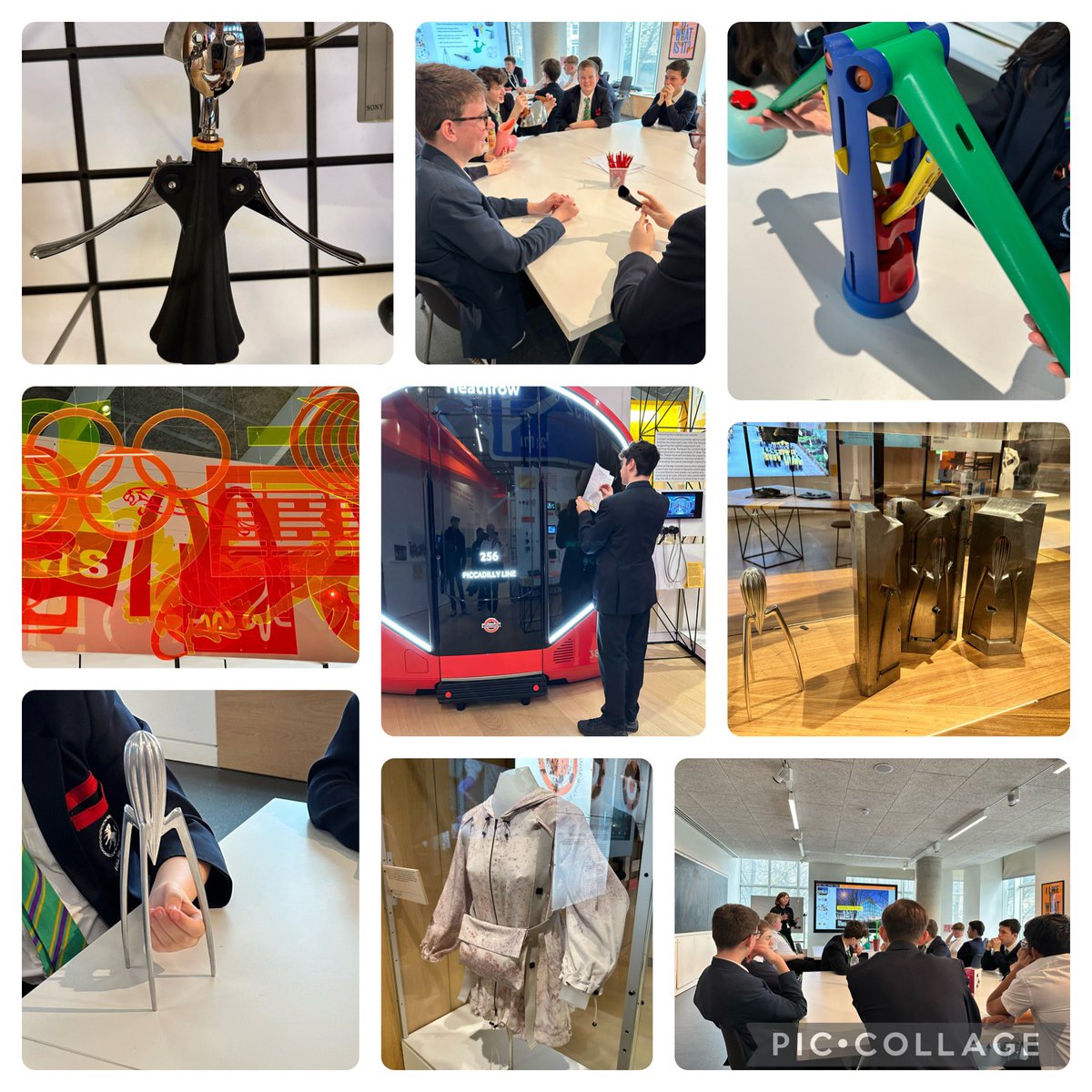 Inspiring visit to the design museum