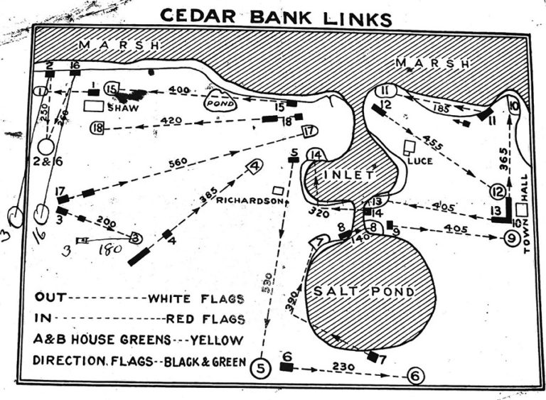 PlayMassGolf's tweet photo. Did You Know: There is a golf course sitting dormant and overgrown within the Cape Cod National Seashore that was once described as “one of the finest natural layouts in the world.”

Cedar Bank Links was built for Quincy Adams Shaw, descendant of President John Adams, as a way to “ease his shattered nerves," following a decade-long stint in McLean Hospital.

It was said that Francis Ouimet and Bobby Jones once teed it up together at the links.

The land was sold to the Seashore in 1959, and with that, one of the nation's great links dissolved.

Sources/Photos: Bill Higgins, Jasmine Lu