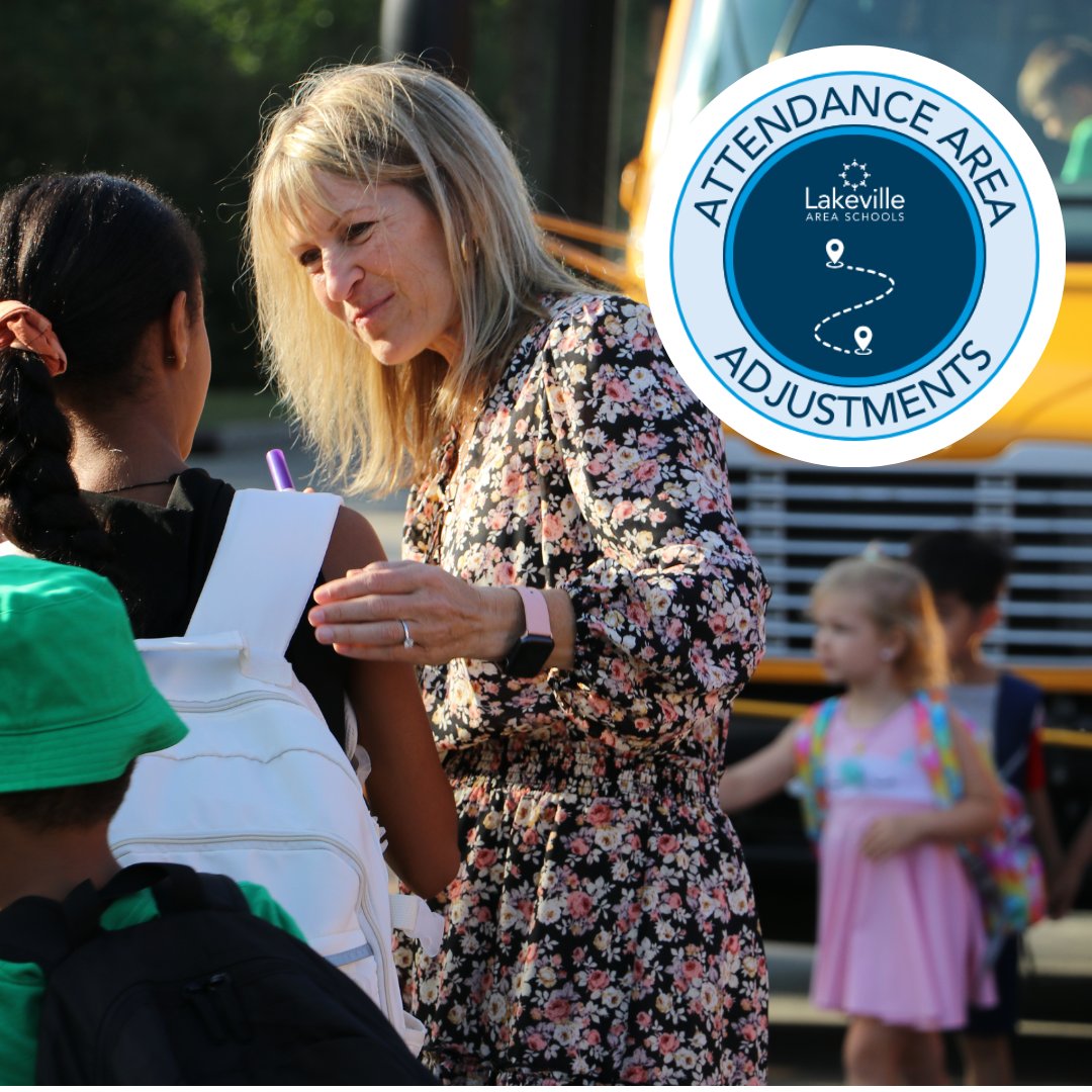 Lakeville Area Schools is excited to announce that the Board of Education approved K-8 attendance area adjustments model D3 on Feb. 27. 
Learn more about the new attendance areas at isd194.org/enroll/distric….