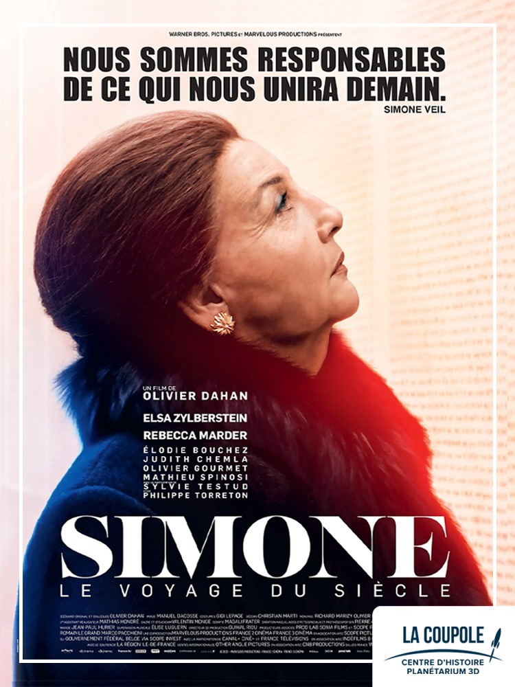 🎬 Journée internationale des droits des femmes : @lacoupole62 projettera le film 'Simone, le voyage du siècle', le vendredi 8 mars à 18h30 ℹ Le destin de Simone Veil, son enfance, ses combats politiques, ses tragédies. 🎟 Tarif : 5 €. Inscription au 03 21 12 27 27 #JIDF #8mars