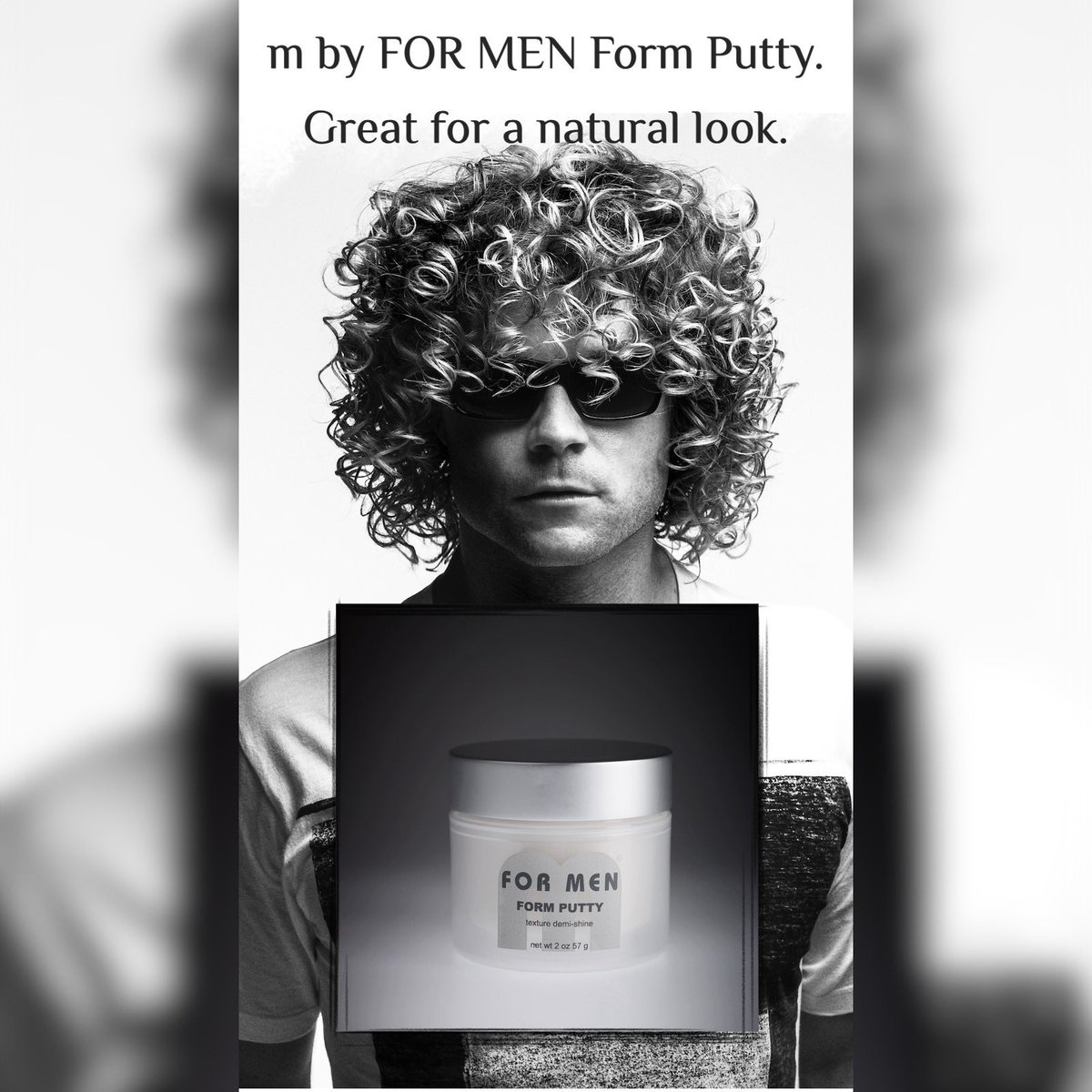 metroFORmen's tweet photo. Natural #hairstyle need a bit of control too…but without looking like it has product in it! Meet m by FOR MEN Form Putty. Check it out at https://t.co/SzhSgOKcDQ
#metroformen #menshair #mensgrooming #haircare #hairproducts #shopsmall #lookingforchange https://t.co/ZBJSmFpwYa