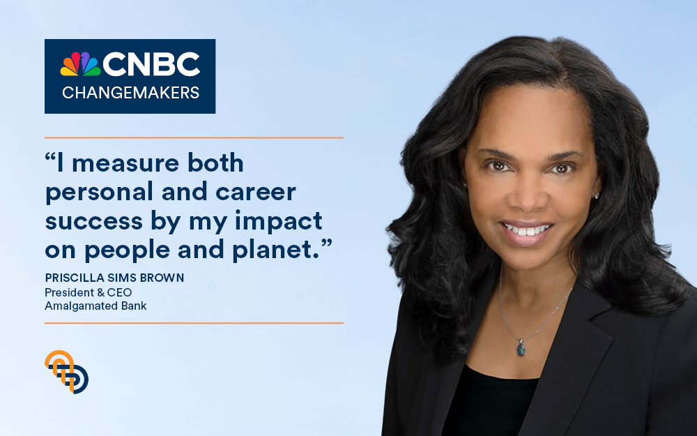 🎉Exciting news! Our CEO, Priscilla Sims Brown, has been named as one of 50 @CNBC Changemakers selected from over 700 nominees. Her visionary approach to financing the fight against climate change sets a new standard for the financial sector. Read more: cnbc.com/2024/02/28/pri…