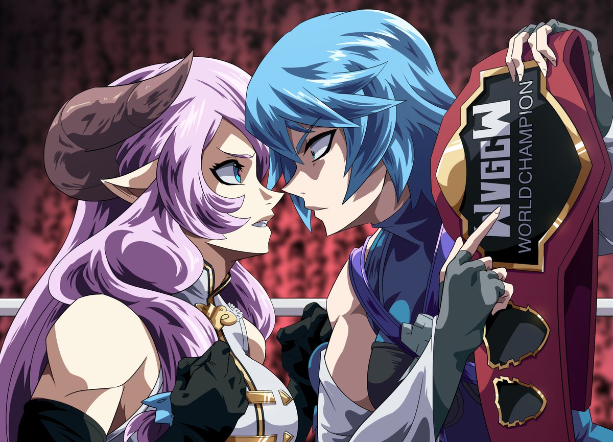 VGCWNetwork's tweet image. Thank you so much to @NorbertoGaetan for this art featuring our Breakdown XVI Main Event! #KingdomHearts #GranblueFantasy