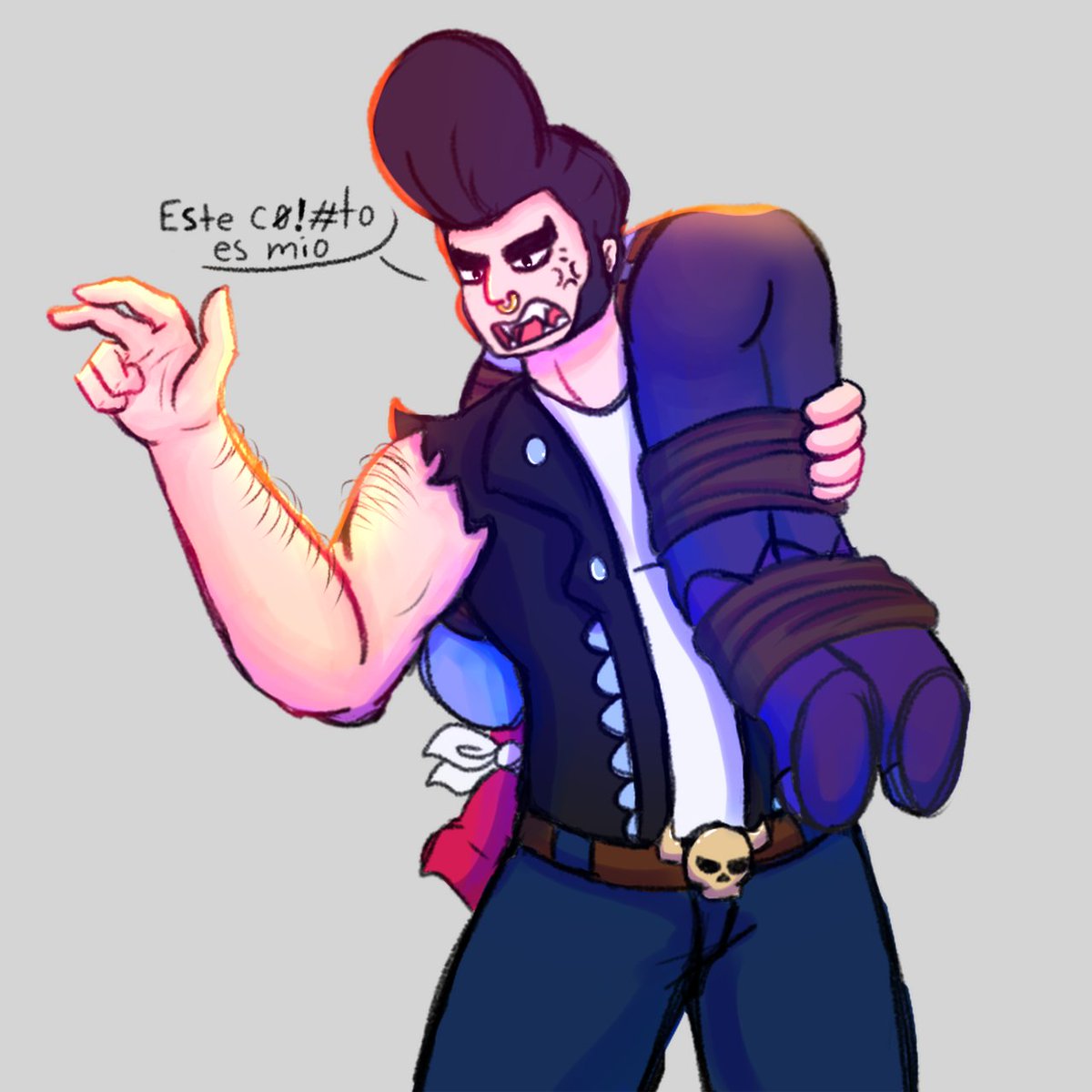AmonGus86430516's tweet photo. And I also made one of bull and colt XD  #brawlstarsfanart #BrawlStarsArt #brawlstarsbull #bullxcolt #brawlstarscolt #dibujos #dibujodigital #brawlstarsships #shipsbrawlstars #fanart #fanarts #coltxbull #BrawlStarscoltxbull #ships #BrawlStarscomics https://t.co/ilSOdAaSx4