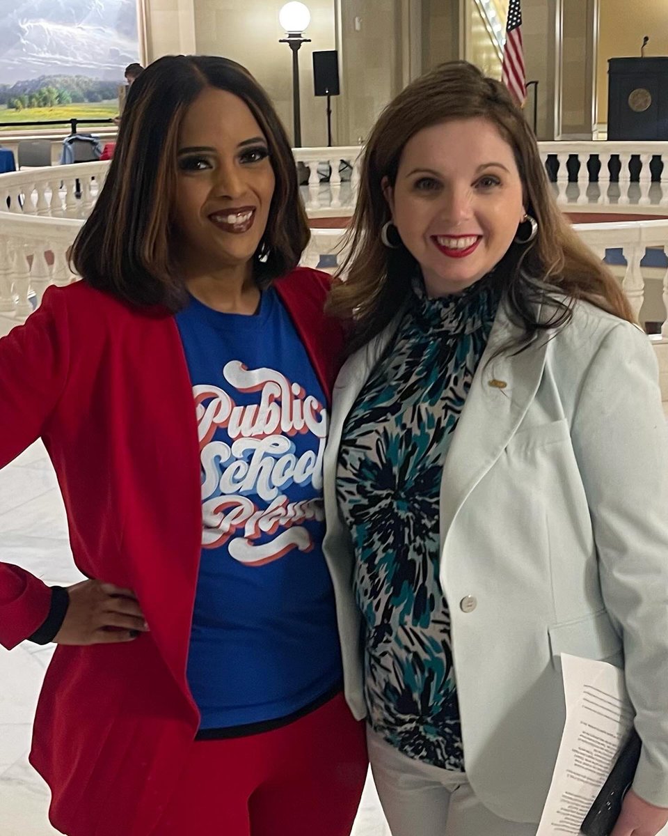 Happy #PublicSchoolsWeek! Today I was at the State Capitol to uplift and support our kids and public schools hosted by @oklaplac. I will always support legislation that supports our schools and benefits our kids.