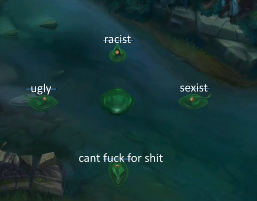 Riot_Kassadin's tweet photo. average jungler https://t.co/dn2GjAXrXM