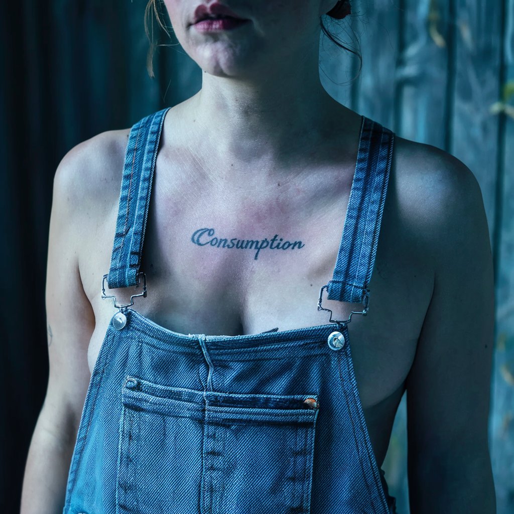 c0nsumption_'s tweet photo. π€―That is Awesome!
Spell "consumption" correctly.
Warped it across the skin.
Made it reactive to the light in the scene.
As well as made a decent compostion.
#ideogram #ideogramAI #textgen #AIArtCommuity https://t.co/z9YYfR3ebz