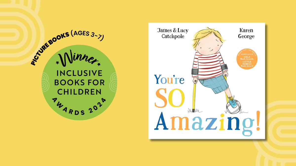 The #IBCawards2024 WINNER in the Picture Books category is… You're So Amazing! by @peachjamcloset and @hughshampoo | Published by @FaberChildrens Congratulations! 📚🏆