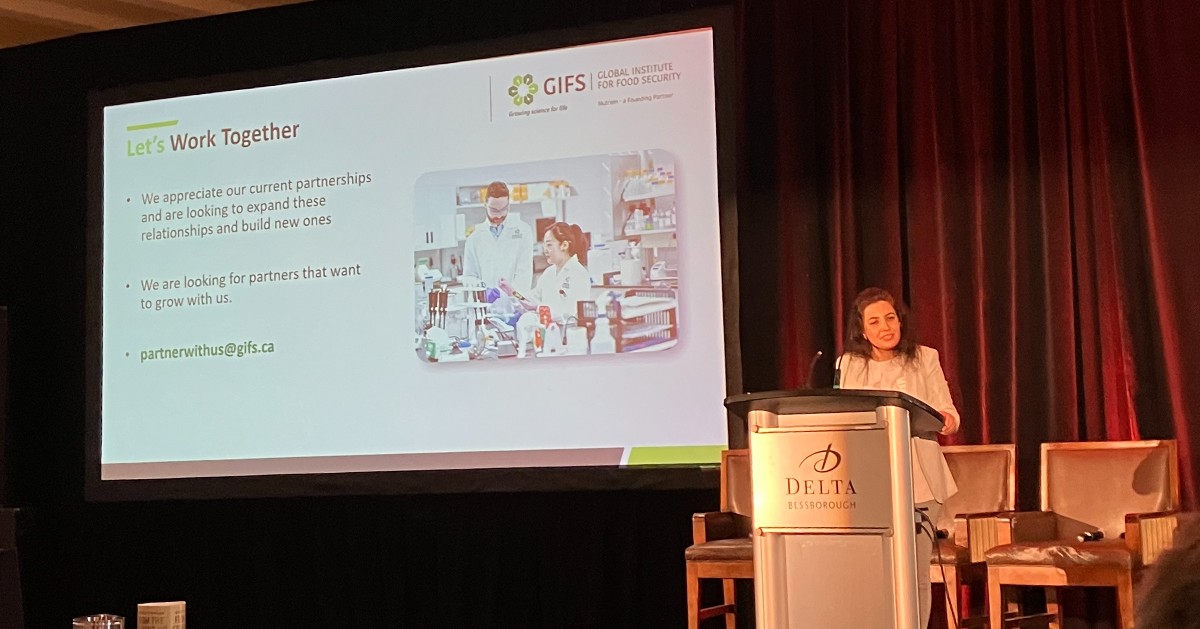 At the 2024 Barley Symposium, GIFS' Nancy Tout and Hakimeh Emamgholi Begli shared information on sustainable production and accelerated plant breeding. Thank you to the organizers for this opportunity and to everyone in attendance who is working to advance agriculture.