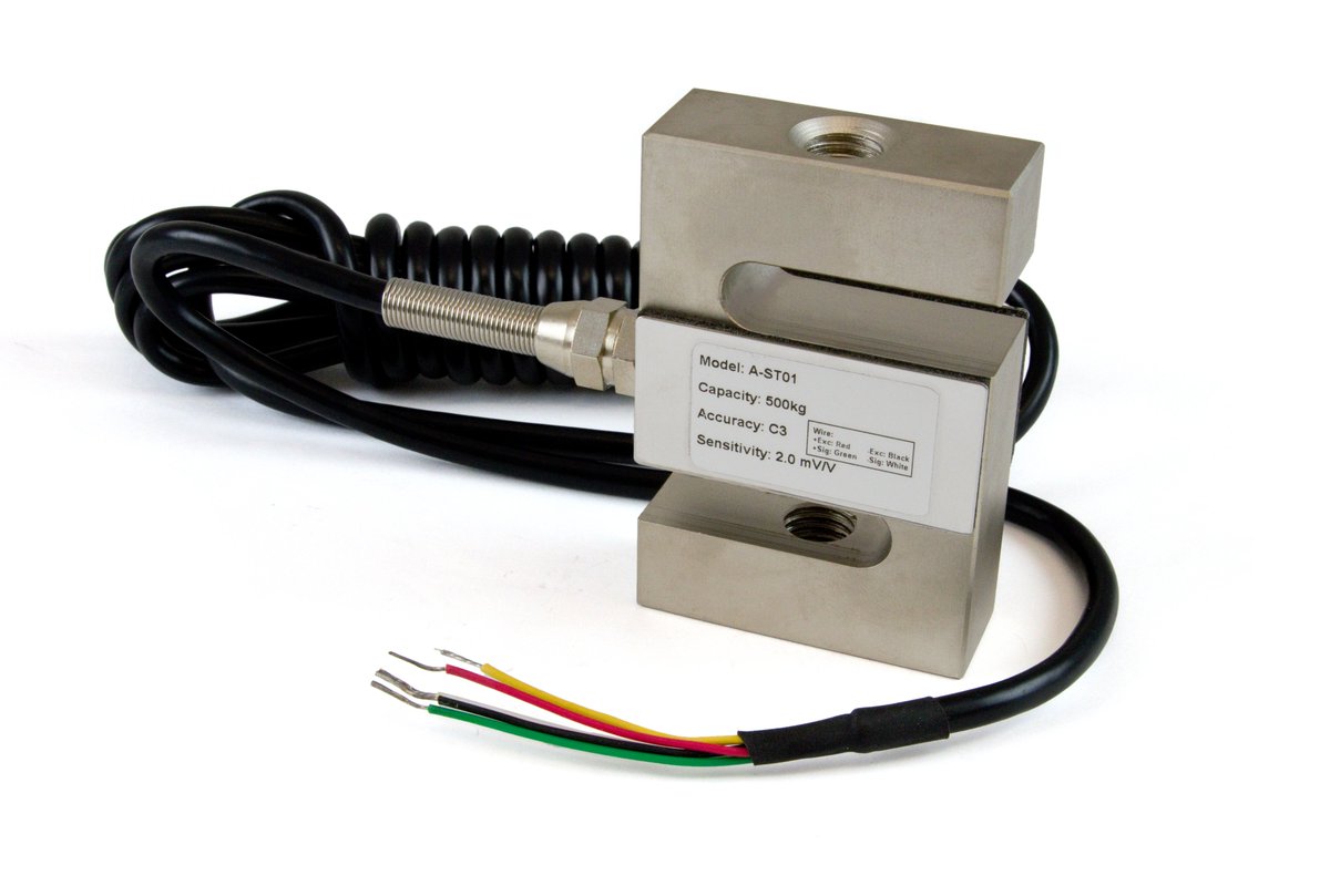 Phidgets has a new line of S-type load cells available- they're able to measure tension or compression forces, and have a maximum load ranging from 50 to 1000 kilograms!

phidgets.com/?tier=1&catid=…