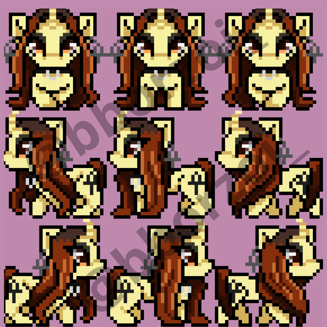 bborzoi_'s tweet photo. Some pony sprites 🌸

#pixelart #MLP https://t.co/aOgHwpNAzl