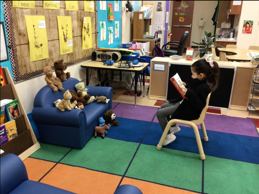 It was lovely to see students at Vaughn EEC practicing their Read Alouds.