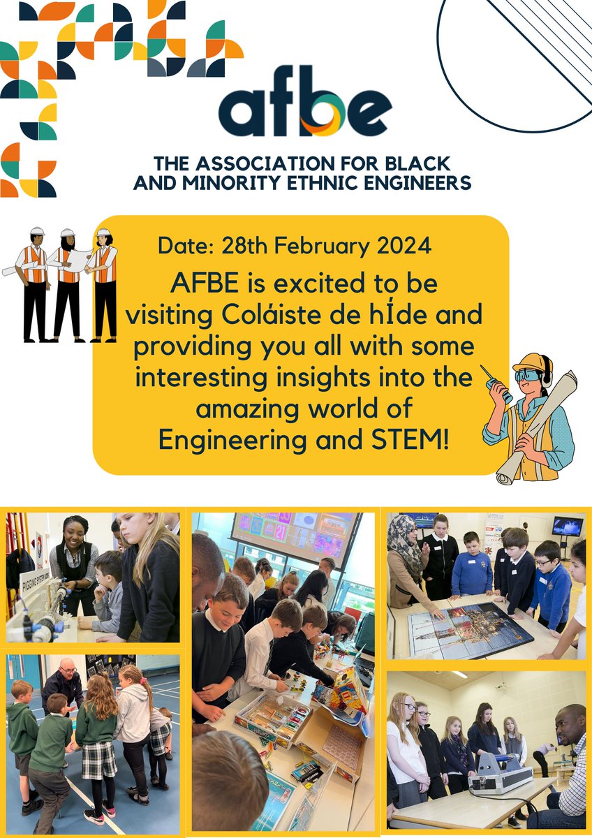 Chaith daltaí Bl 1, 2, 4 agus 5 lá fiúntach inniú ag tabhairt faoi roinnt dúshlán innealtóireachta, a bhuí le @AFBE_UK 👷‍♀️👷Míle buíochas as ucht teacht ar chuairt chugainn! #meas #bród #comhar #Teamddletb @ddletb