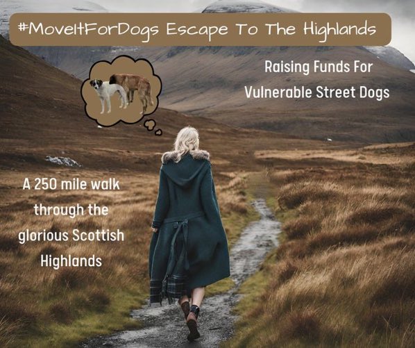 The lovely @franconia2626 is walking 250 miles raising funds for @DogDeskAction 

Please can you support her and pop a £1 in her bucket 🙏 
 
Thank you 🙏💕🐾
⬇️ 

donorbox.org/move-it-for-do…

paypal.com/paypalme/dogde…

Ref:Hannah 
#donate #fundraising #MoveItForDogs #ScottishHighlands