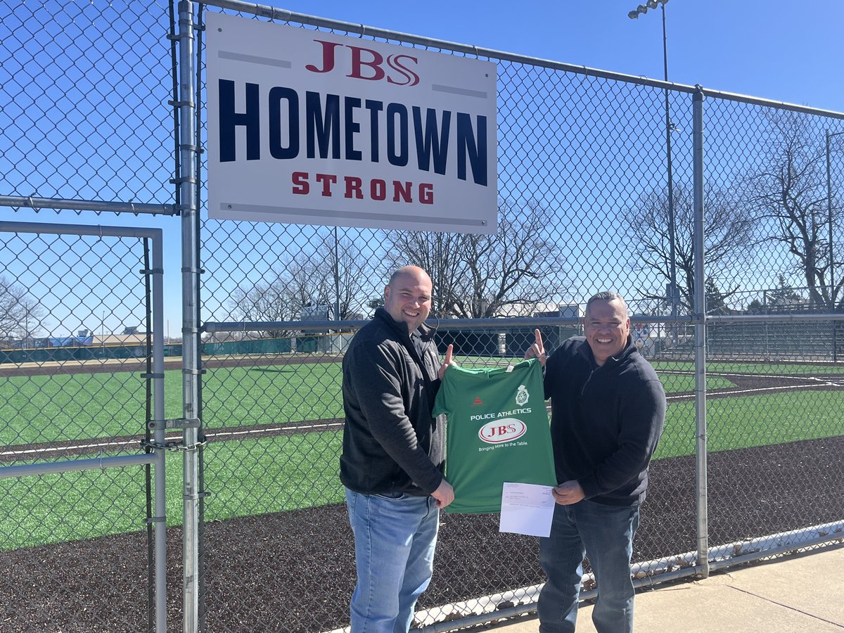 Another great day!
Free athletics gets a boost from JBS corporation. JBS has signed to be the main corporate logo on our uniforms for the 2024 summer season.  
PACE is attempting to raise nearly 1 million dollars to provide no-cost athletics for Omaha’s youth metro wide.