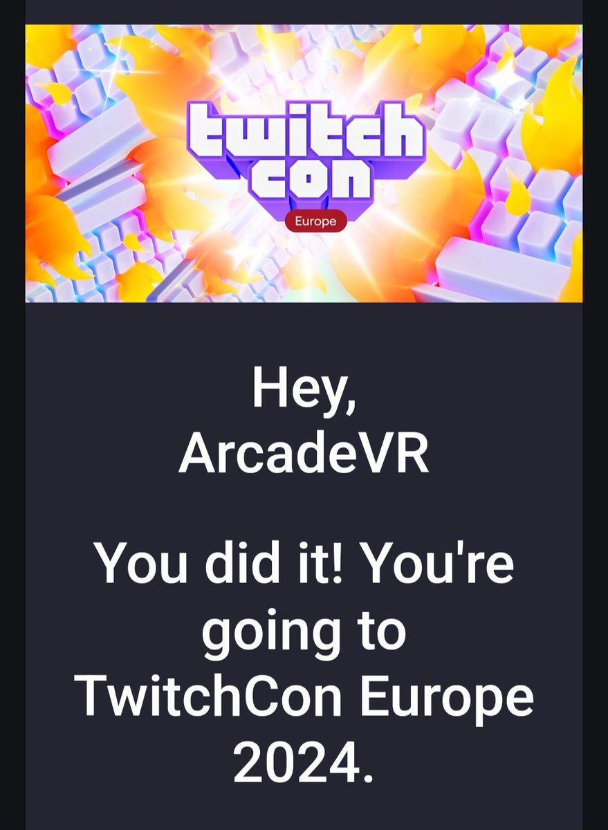 ArcadeVR1's tweet image. You know what that means