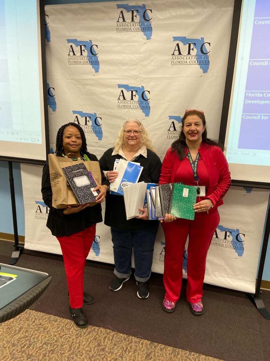 PHSC_AFC's tweet photo. Chapter leaders visited @FSCJ_Official for the @myafchome Leadership Summit. They learned all about their roles as leaders, and a new structure for the association. We also donated school supplies to KIPP Impact: Academy. Which school supply is your favorite?
#LeadershipMatters https://t.co/ECWd12YPhC