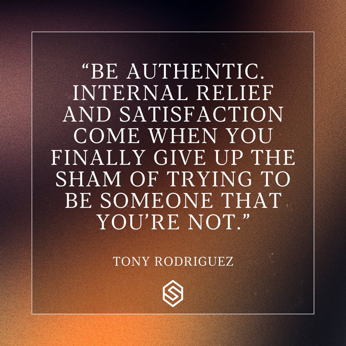As leaders, many of us feel the pressure to don false personas, masks, and personalities in order to please others. The greatest satisfaction—and success—that you’ll ever experience comes when you accept and improve who you truly are! #Leadership #DRC #TonyRodriguez