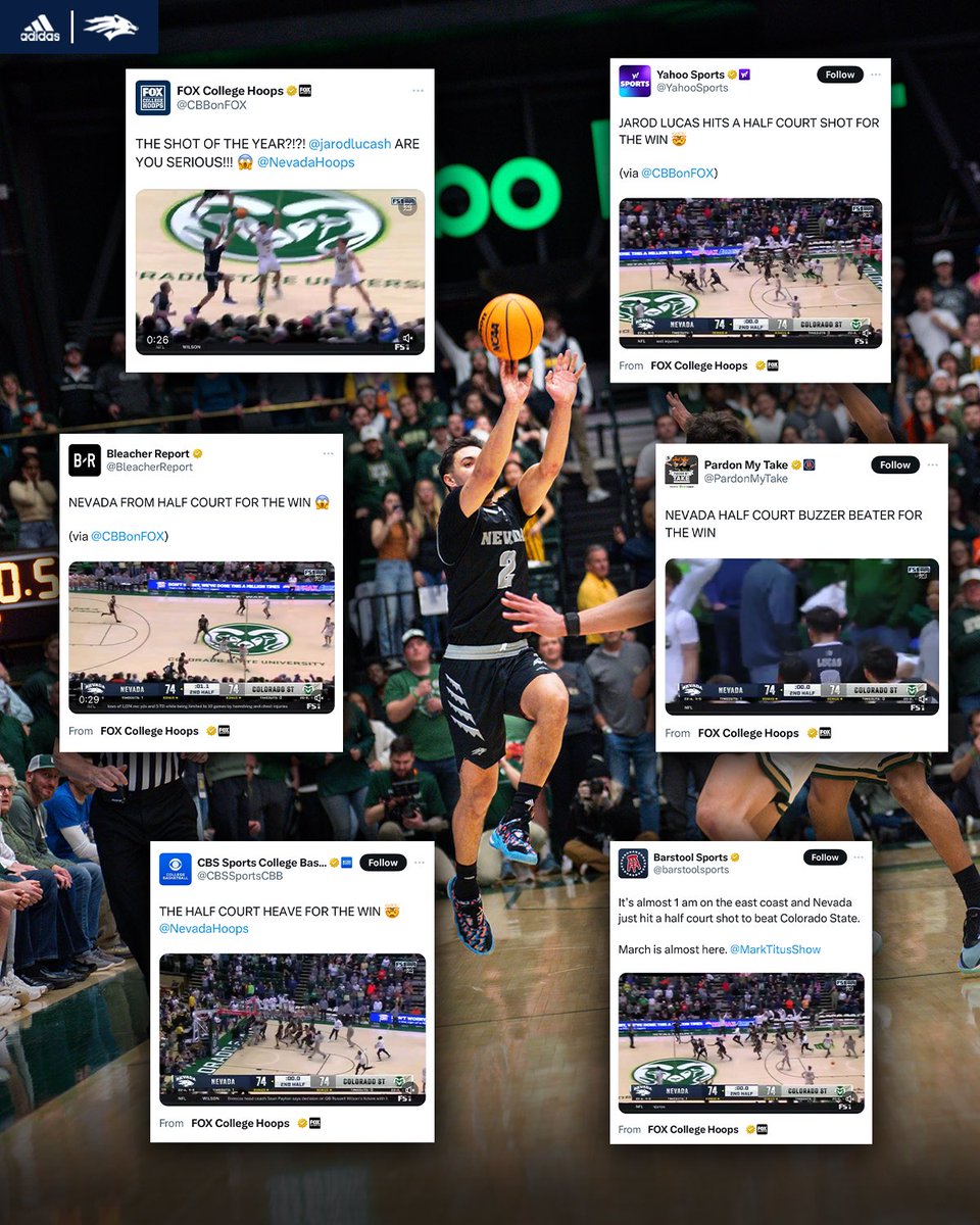 The shot heard round the 𝐂𝐨𝐥𝐥𝐞𝐠𝐞 𝐁𝐚𝐬𝐤𝐞𝐭𝐛𝐚𝐥𝐥 𝐖𝐨𝐫𝐥𝐝 🌎

#BattleBorn | #PackParty