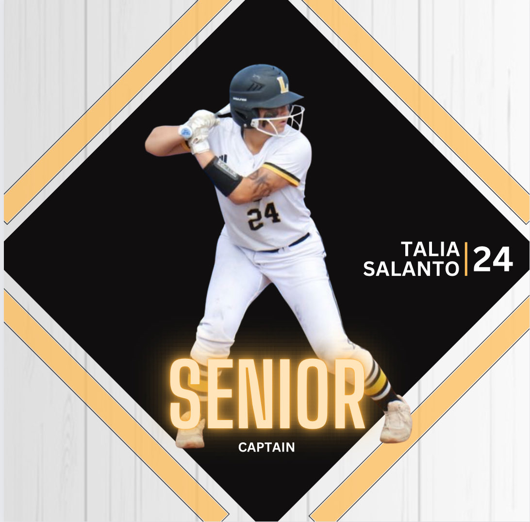 Introducing senior, co-captain, Talia Salanto. Talia is a 4 year starter who plays shortstop and pitches. One of the hardest workers you will meet. Talia will continue her softball career at Mercy College next year. #BuiltDifferent #ctsb